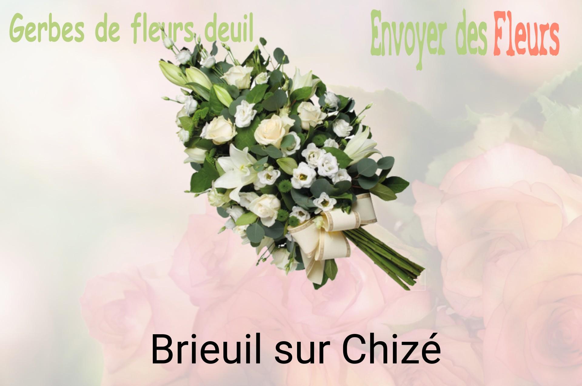 Gerbe de fleurs de deuil livrée à Brieuil-sur-Chizé